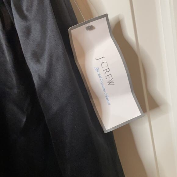 J. Crew silk strapless black dress NWT 8P - Picture 5 of 7